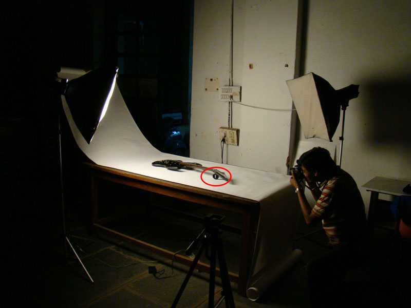 Lighting setup for Product Photography