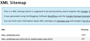 XML sitemap wordpress plugin