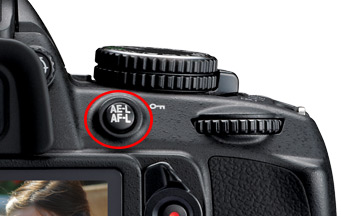 Nikon AE-L AF-L Button