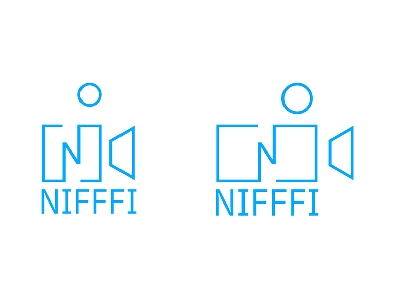 Outline of alphabet 'N' moving from 1:1 to 16:9 aspect ratio of a video frame.