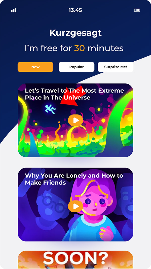 WHAT IF Designing Kurzgesagt Mobile App designPuli