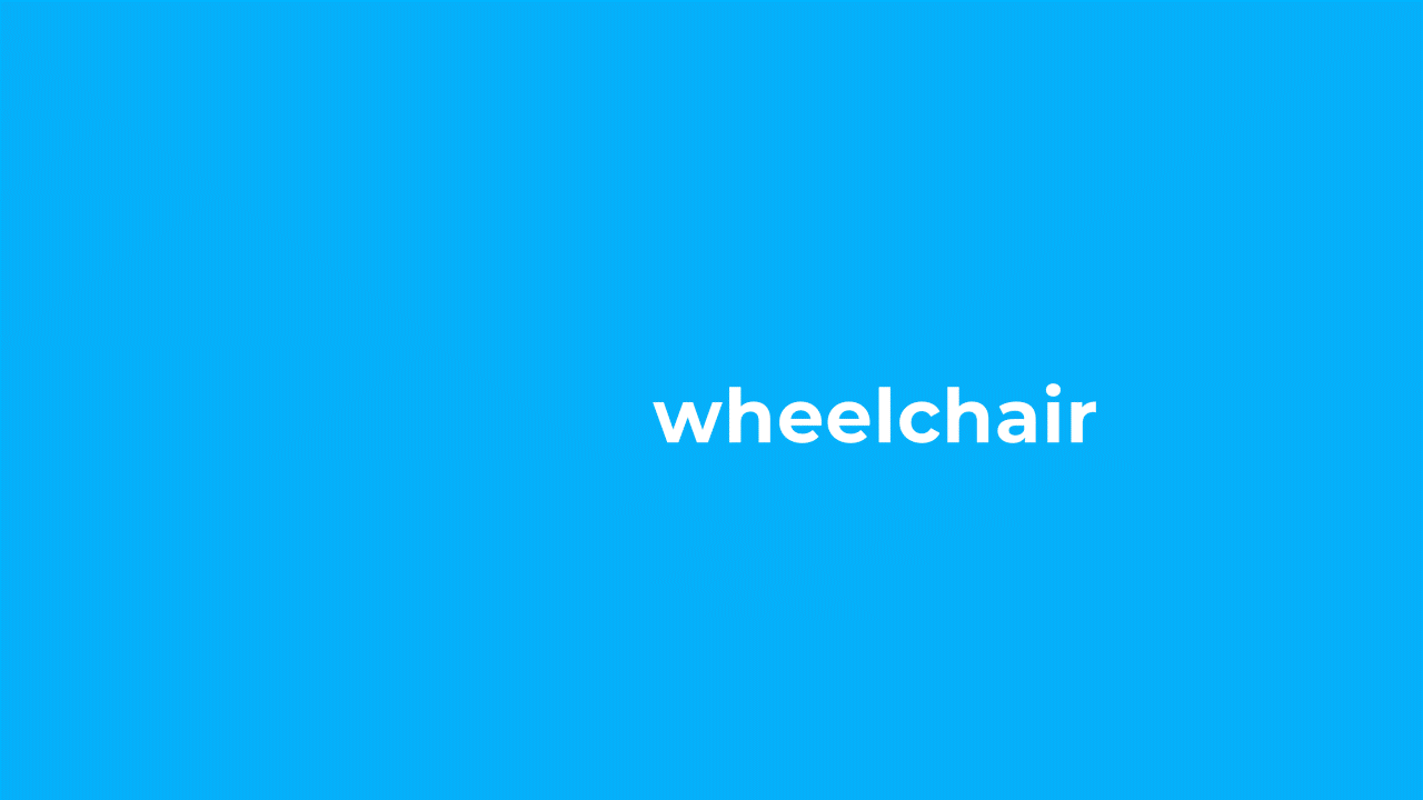 Logo Logic Animation -- 'NOT A Wheelchair'