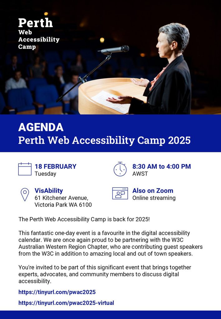 Page 1 of PWAC 2025 Agenda