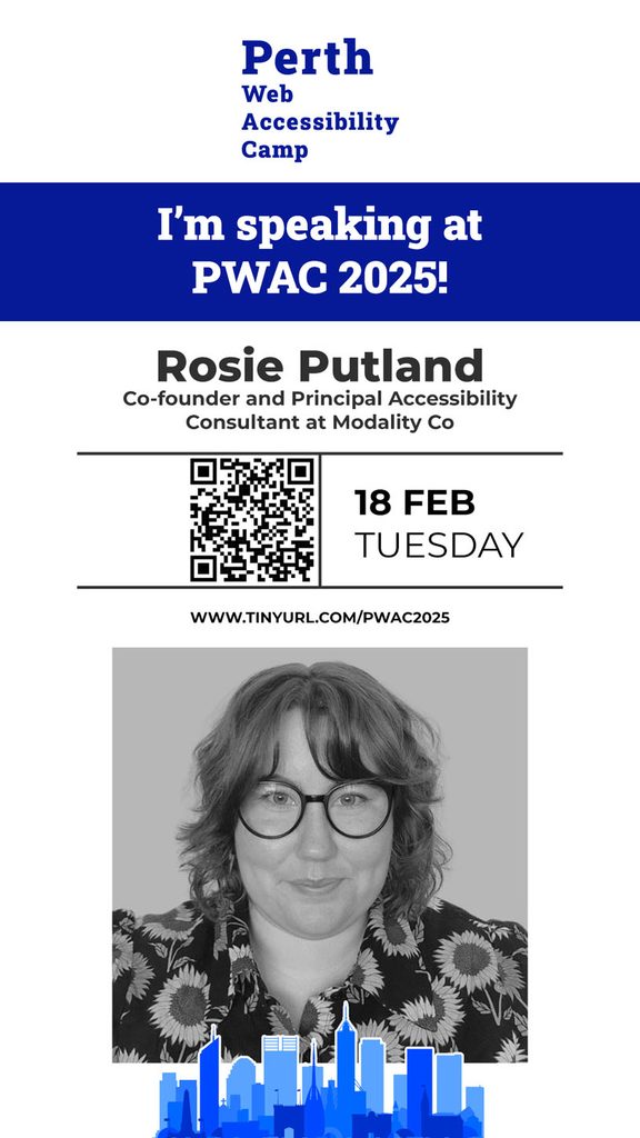 Poster for the speakers
