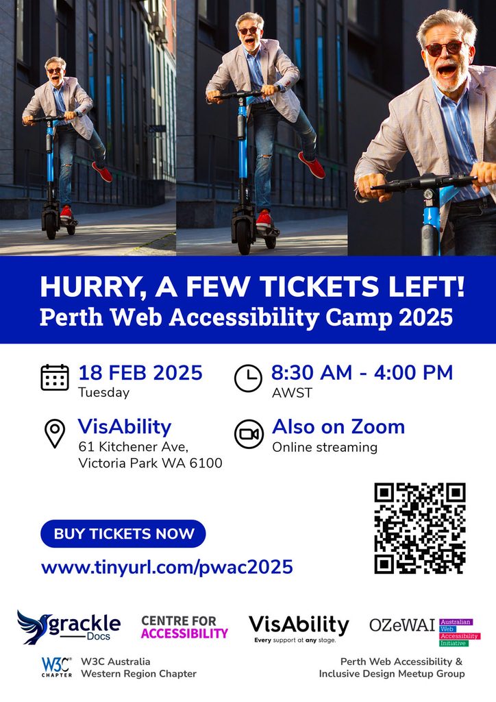 Poster: Tickets are running out!