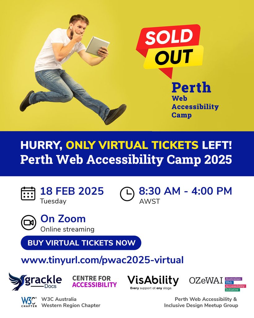 PWAC 2025 Poster: Only streaming tickets are available!