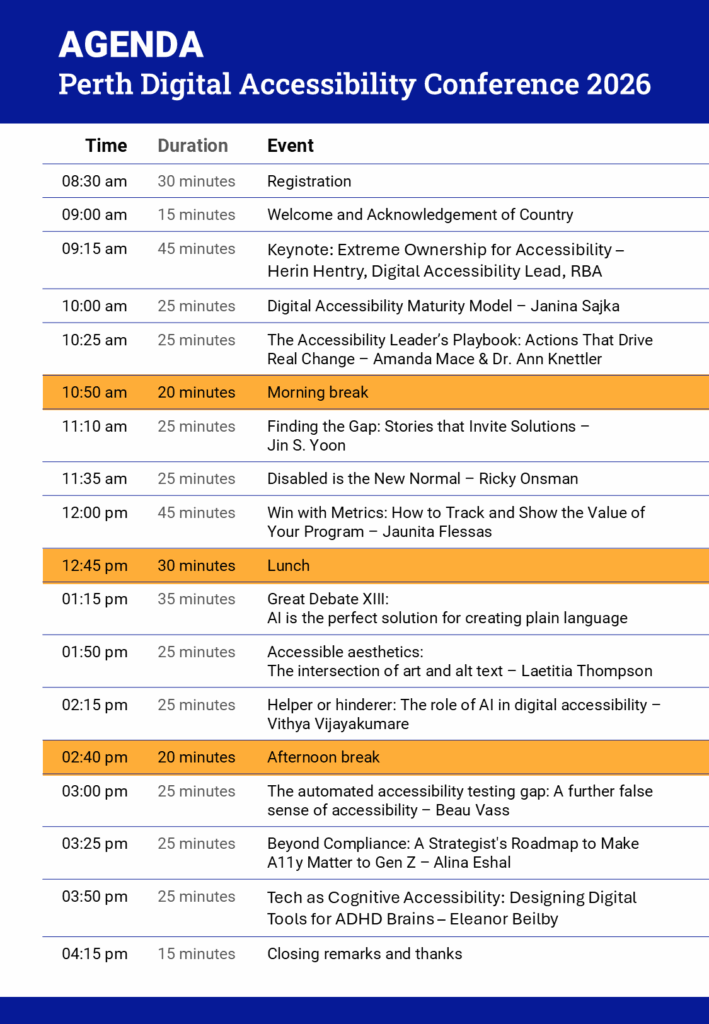 PDAC 2026 Agenda poster