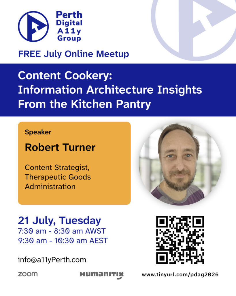 Original poster about Robert Turner's talk employing the standard PDAG template